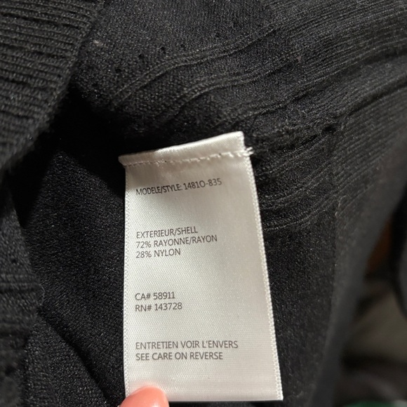 Tribal Black Turtleneck Sweater - Picture 4 of 4